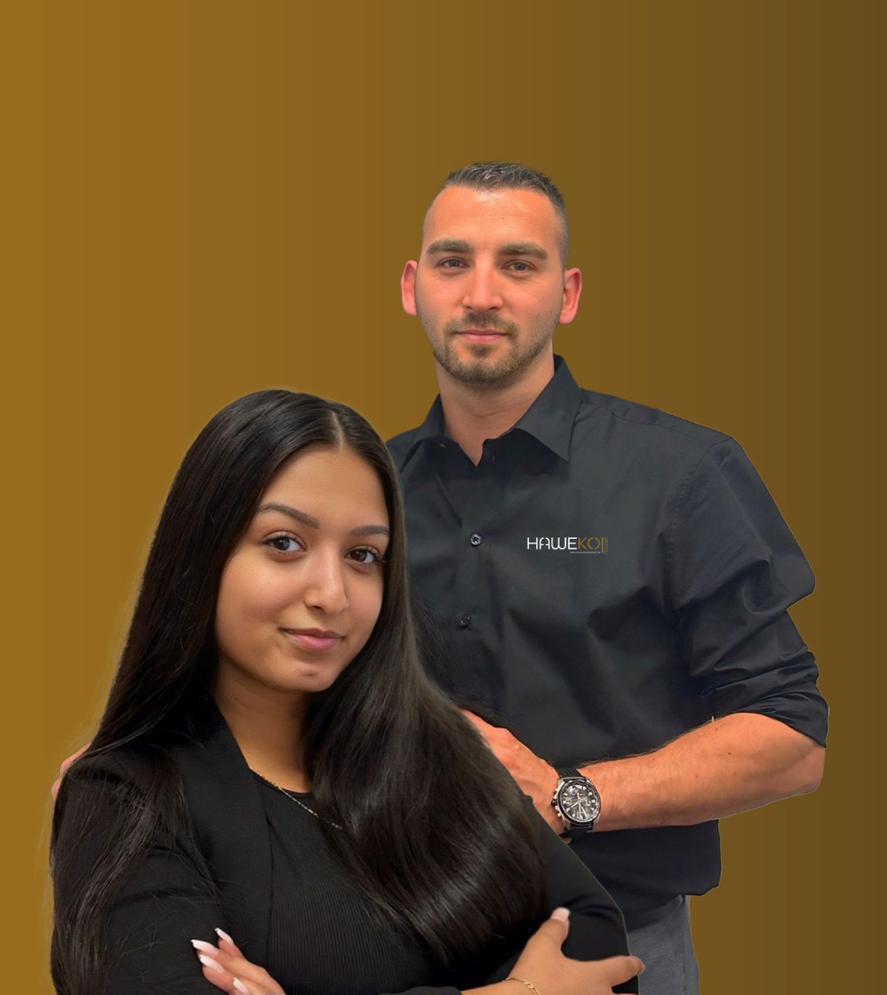 Wir stellen uns vor! Matthias und Moesha, Inhaber der HAWEKO-Group GmbH